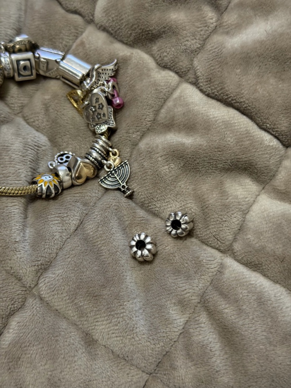 2Authentic Pandora spacer charms set retired mint